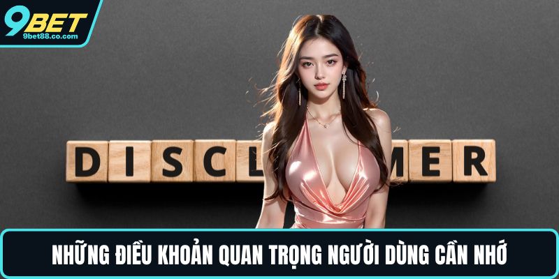 Những điều khoản quan trọng người dùng cần nhớ